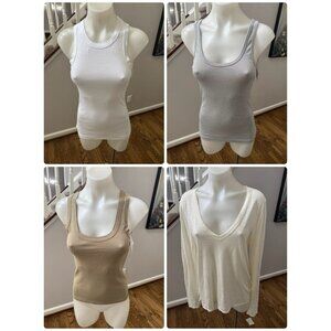 NWT CROWN JEWEL Size Medium Lot Bundle of 4 Tank Tops Tee Shirts Variety